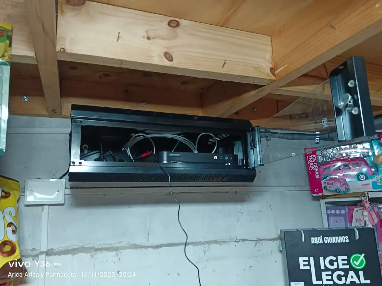 Proyecto tienda comercial con instalación CCTV 4K en Arica por VINCENTI SpA