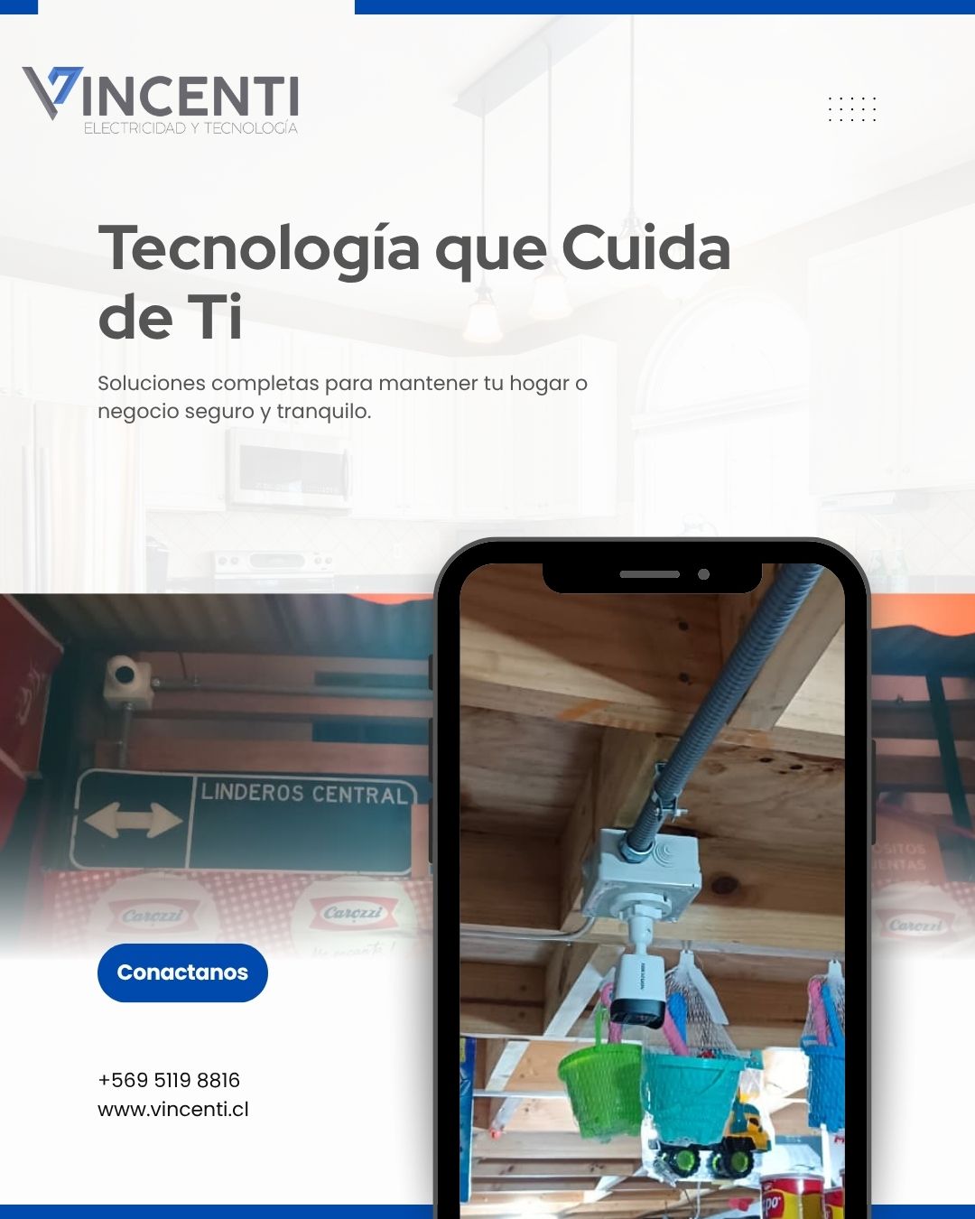 Afiche informativo: Sistemas de CCTV 4K - Vigilancia de alta definición para seguridad